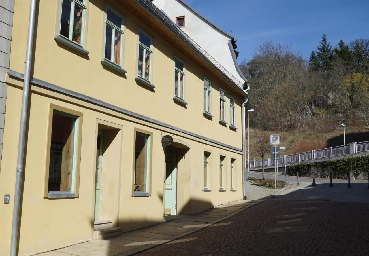 Pension zum Hirschstein Greiz Exterior foto