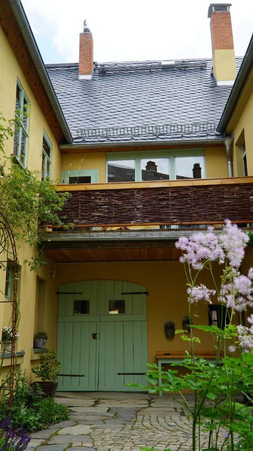 Pension zum Hirschstein Greiz Exterior foto