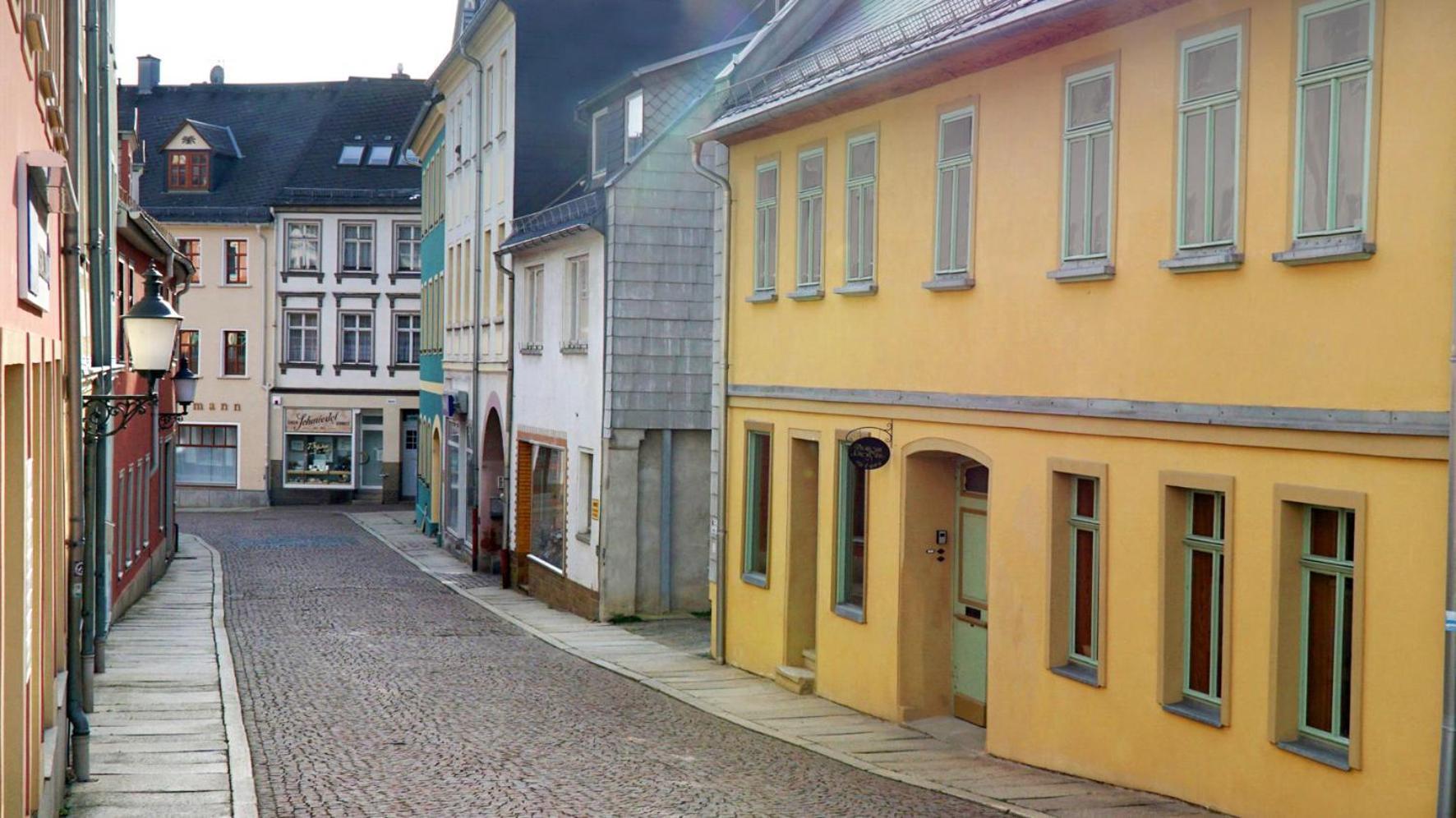 Pension zum Hirschstein Greiz Exterior foto