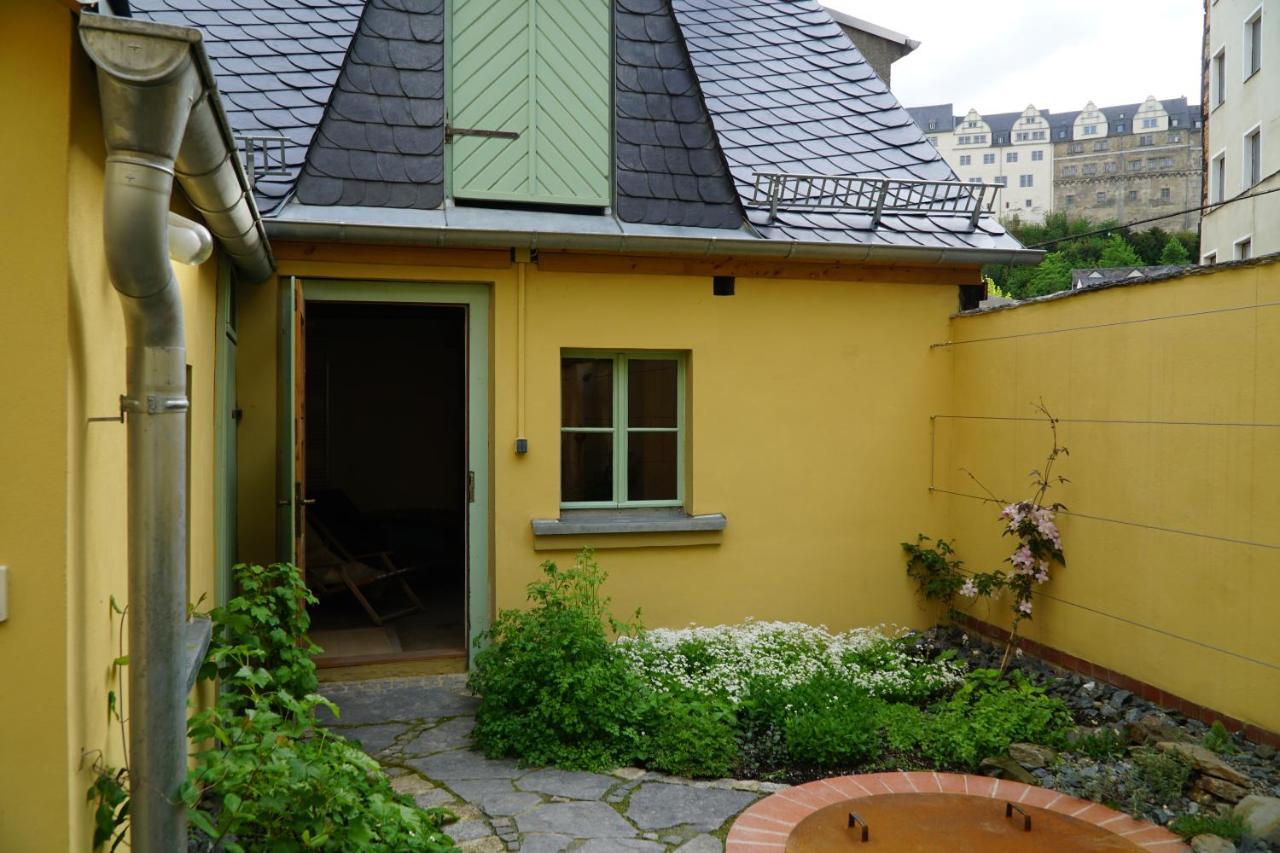 Pension zum Hirschstein Greiz Exterior foto